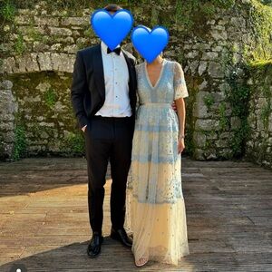 Baby Blue Bridesmaid Dress